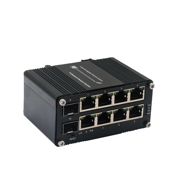 How a switch inputs fiber and outputs power