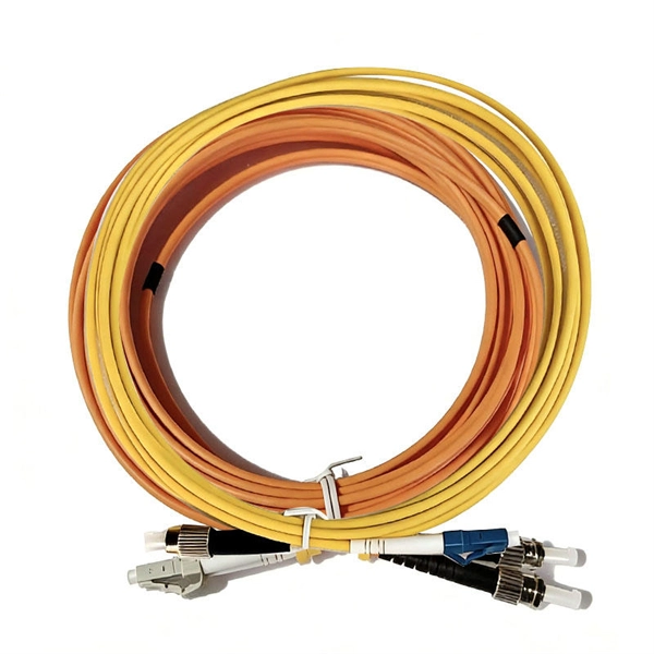 How to repair a bent fiber optic cable in a router