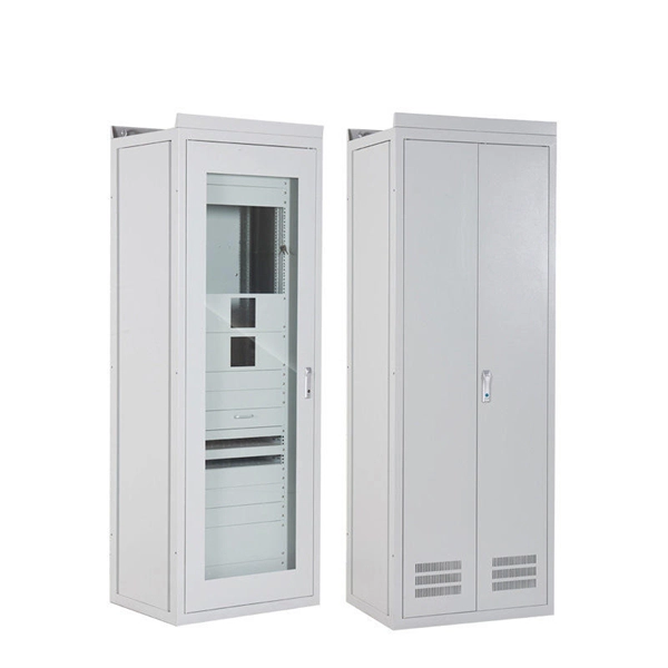Internal components of fiber optic cable junction box